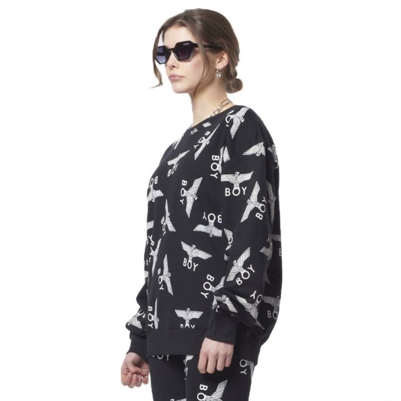 Boy London BOY REPEAT SWEATSHIRT Size Large Unisex - Picture 2 of 13